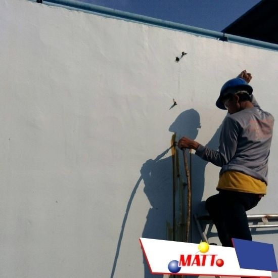 ซ่อมน้ำรั่วซึมด้วย pu foam injection ซ่อมน้ำรั่วซึมด้วย pu foam injection